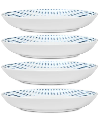 Noritake Hammock "Dots" Dinner Bowls, Set of 4