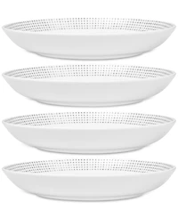 Noritake Hammock "Dots" Dinner Bowls, Set of 4