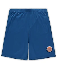 Men's Concepts Sport Orange, Blue New York Knicks Big and Tall T-shirt Shorts Sleep Set