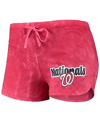 Women's Concepts Sport Red Washington Nationals Billboard Racerback Tank Top and Shorts Set