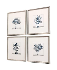 Paragon Picture Gallery Slate Trees Wall Art Set, 4 Piece