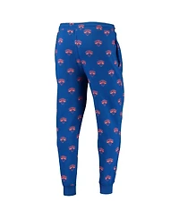 Men's The Wild Collective Royal New York Knicks Allover Logo Jogger Pants