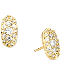 Kendra Scott Gold-Tone Crystal Grayson Stud Earrings