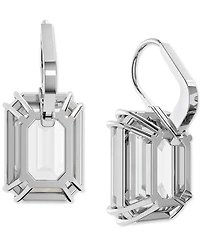 Swarovski Octagon Crystal Drop Earrings