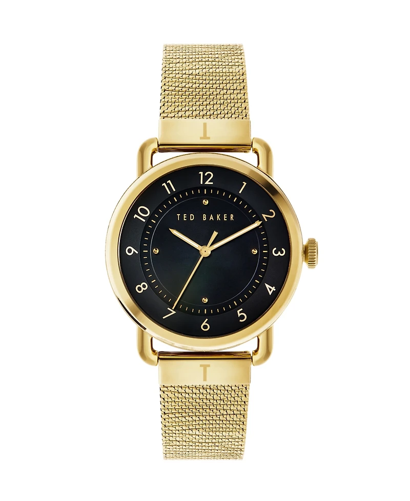 Ted Baker Women's Harriett Gold-Tone Stainless Steel Mesh Watch 38mm