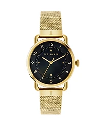 Ted Baker Women's Harriett Gold-Tone Stainless Steel Mesh Watch 38mm