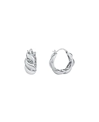 And Now This Open Twisted Hoop Earring