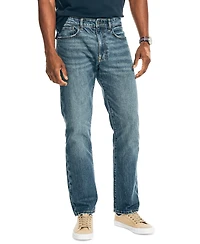 Nautica Men's Vintage Straight-Fit Stretch Denim 5-Pocket Jeans