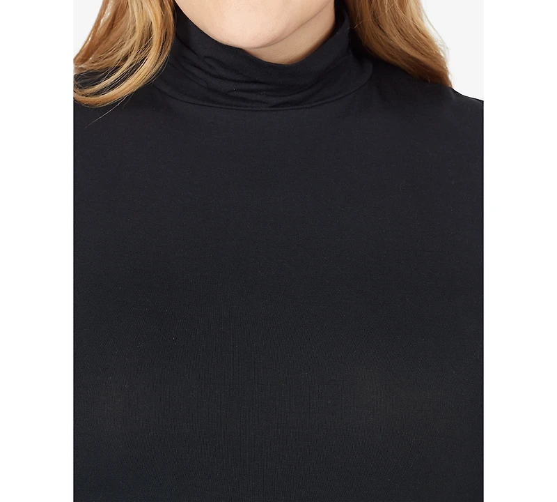 Cuddl Duds Plus Size Softwear with Stretch Turtleneck