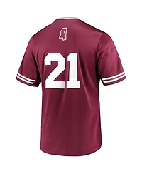 Men's adidas Maroon Mississippi State Bulldogs Replica V-Neck Baseball Jersey