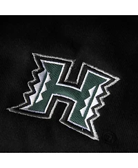 Women's Stadium Athletic Black Hawaii Warriors Arched Name Full-Zip Hoodie