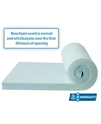 Nestl Gel Infused Mattress Topper Ventilated Design Memory Foam 3" Mattress Pad