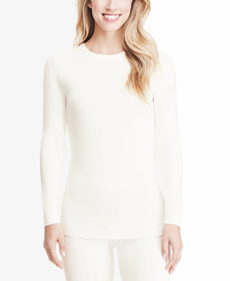 Softwear with Stretch Long-Sleeve Layering Top