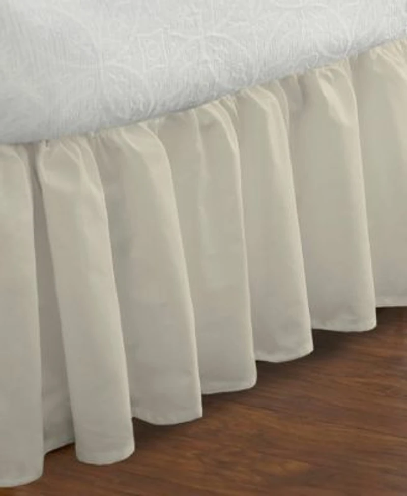 Fresh Ideas Ruffled Poplin Bed Skirts