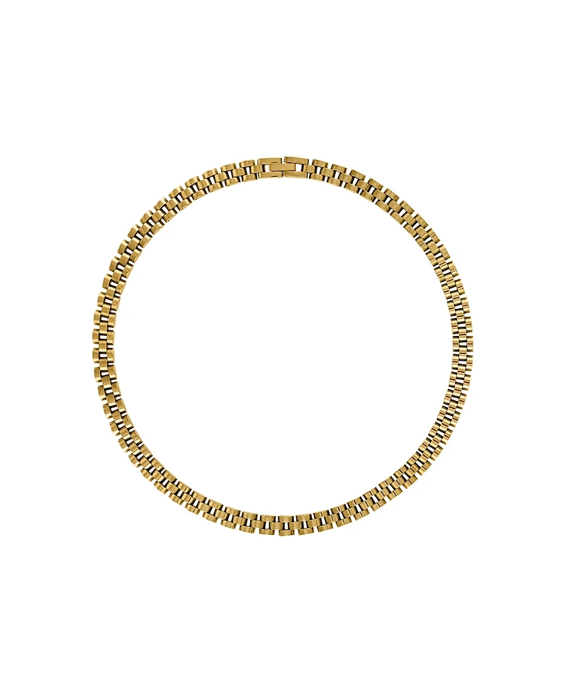 Oma The Label Timepiece Necklace in 18K Gold- Plated Brass