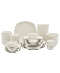 Inspiration by Denmark Soft Square 42 Pc. Dinnerware Set, Service for 6
