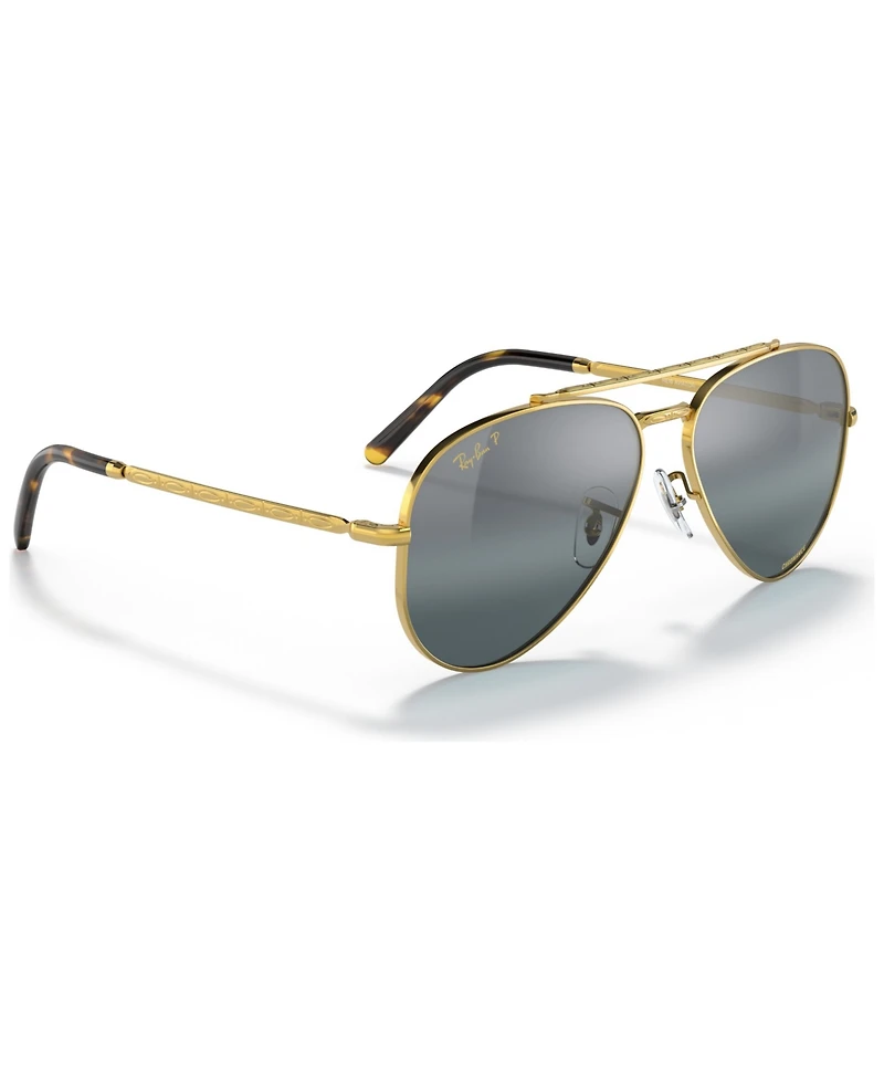 Ray-Ban Unisex Polarized Sunglasses, RB3625 New Aviator