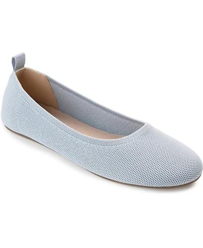 Journee Collection Women's Jersie Knit Flats