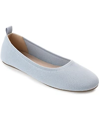 Journee Collection Women's Jersie Knit Flats