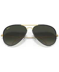 Ray-Ban Unisex Sunglasses, Aviator Full Color Legend