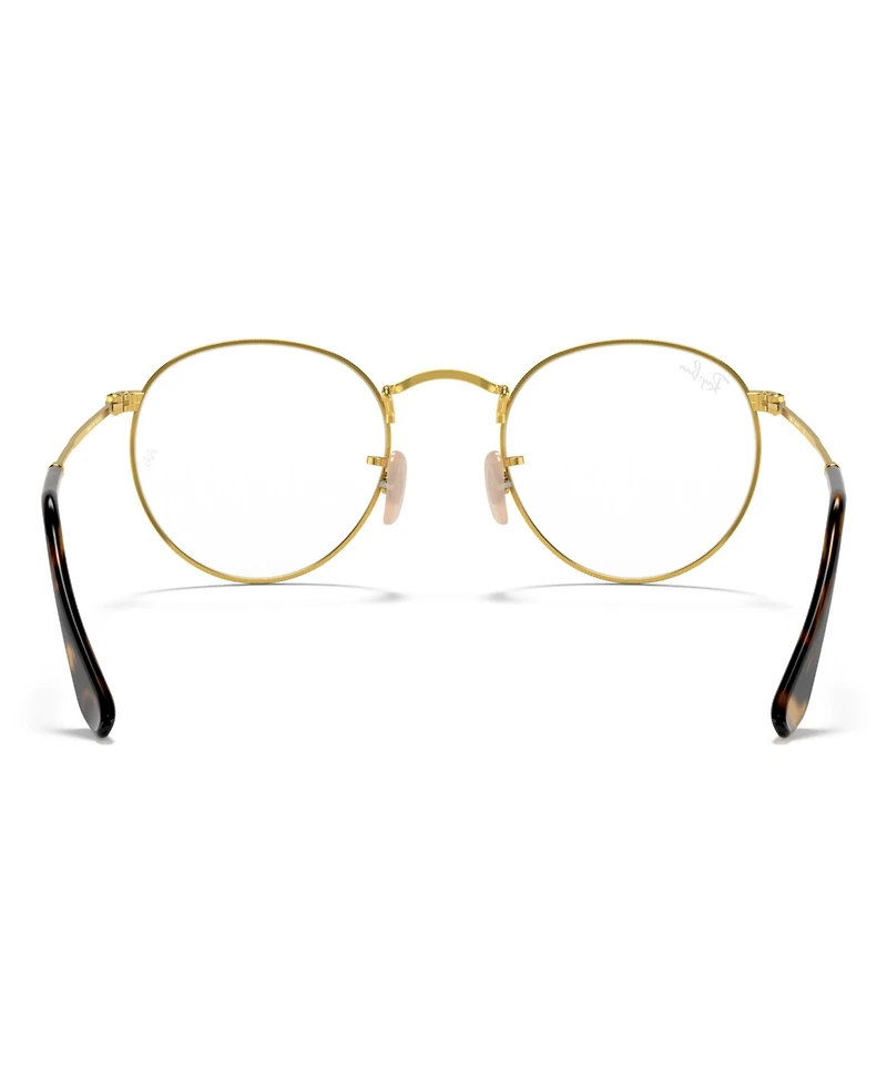 Ray-Ban RX3447V Round Metal Optics Men's Eyeglasses