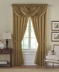 Elrene Home Fashions Versailles Faux Silk Blackout Window Curtain