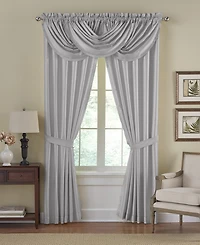 Elrene Home Fashions Versailles Faux Silk Blackout Window Curtain