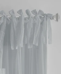 Elrene Home Fashions Jolie Semi Sheer Tab Top Window Curtain