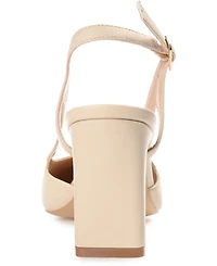 Journee Collection Women's Reignn Cap Toe Slingback Pumps