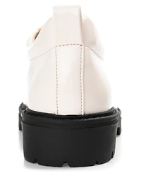 Journee Collection Women's Zina Lace Up Lug Sole Oxfords