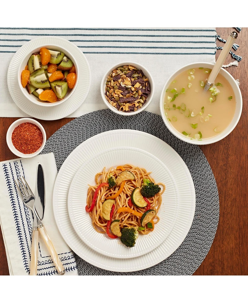 Inspiration by Denmark Fiore 42 Pc. Dinnerware Set, Service for 6, Exclusively at Macy's