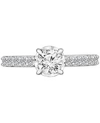 TruMiracle Diamond Solitaire Plus Engagement Ring (1 ct. t.w.) in 14k White Gold
