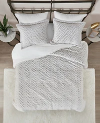 Madison Park Adelyn Faux Fur -Pc. Comforter Set