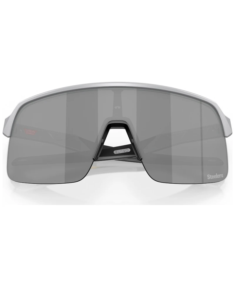 Oakley Men's Pittsburgh Steelers Sutro Lite Sunglasses, Nfl Collection OO9463-3739