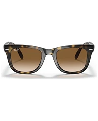 Ray-Ban Sunglasses, RB4105 Folding Wayfarer