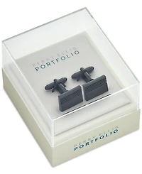 Perry Ellis Portfolio Men's Gunmetal Cufflinks