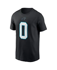 Men's Nike Matt Corral Black Carolina Panthers 2022 Nfl Draft Pick Player Name & Number T-shirt