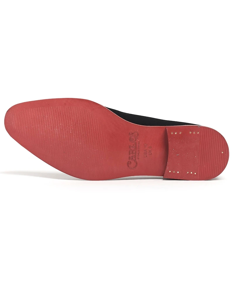 Carlos by Santana Men's Prince Velvet Slip-On Wedding Loafer