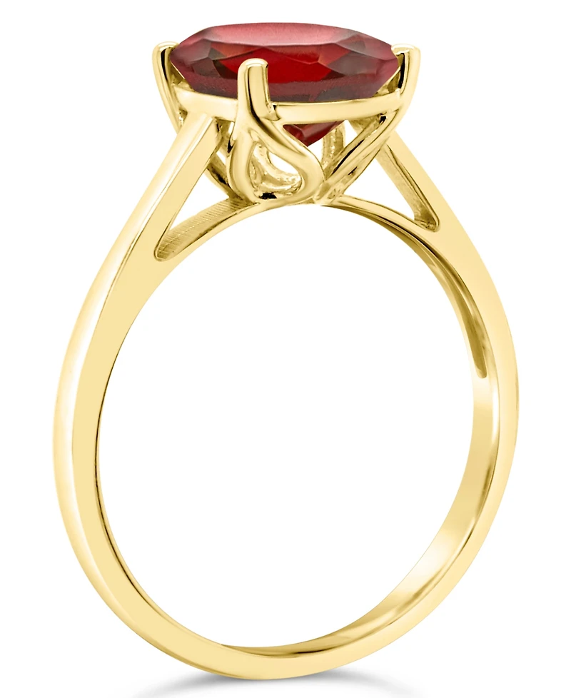 Macy's Garnet (3-1/10 ct. t.w.) Ring 14K Yellow Gold