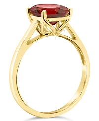 Macy's Garnet (3-1/10 ct. t.w.) Ring 14K Yellow Gold