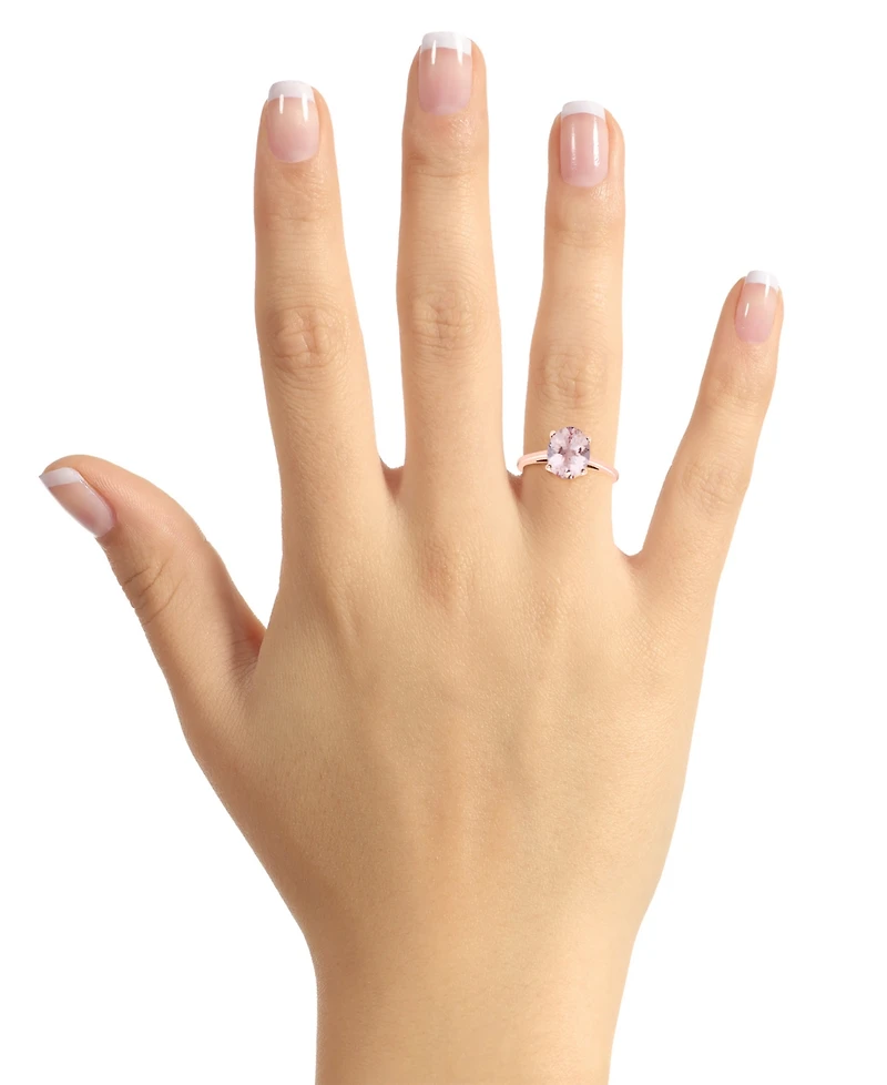 Macy's Morganite (2-1/2 ct. t.w.) Ring 14K Rose Gold