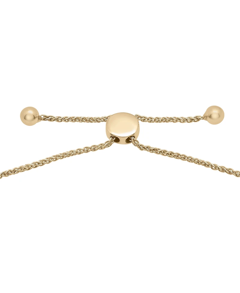 Wrapped in Love Diamond Swirl Cluster Bolo Bracelet (1 ct. t.w.) in 14k Gold, Created for Macy's