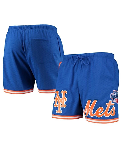 Men's Pro Standard Royal New York Mets 1986 World Series Mesh Shorts