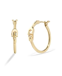 Coach Signature Hoop Earrings