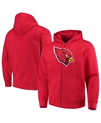 Men's G-iii Sports by Carl Banks Cardinal Arizona Cardinals Primary Logo Full-Zip Hoodie