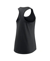Women's Nike Black New Orleans Saints Team Name City Tri-Blend Racerback Tank Top