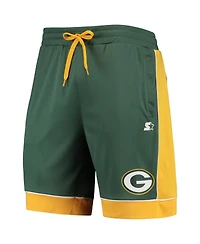 Men's Starter Green, Gold Green Bay Packers Fan Favorite Fashion Shorts