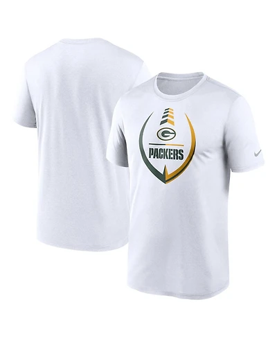 Men's Nike White Green Bay Packers Icon Legend Performance T-shirt