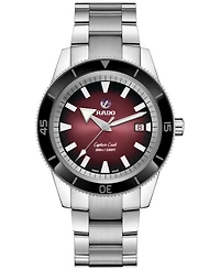 Rado Men's Swiss Automatic Captain Cook Stainless Steel Bracelet Watch 42mm