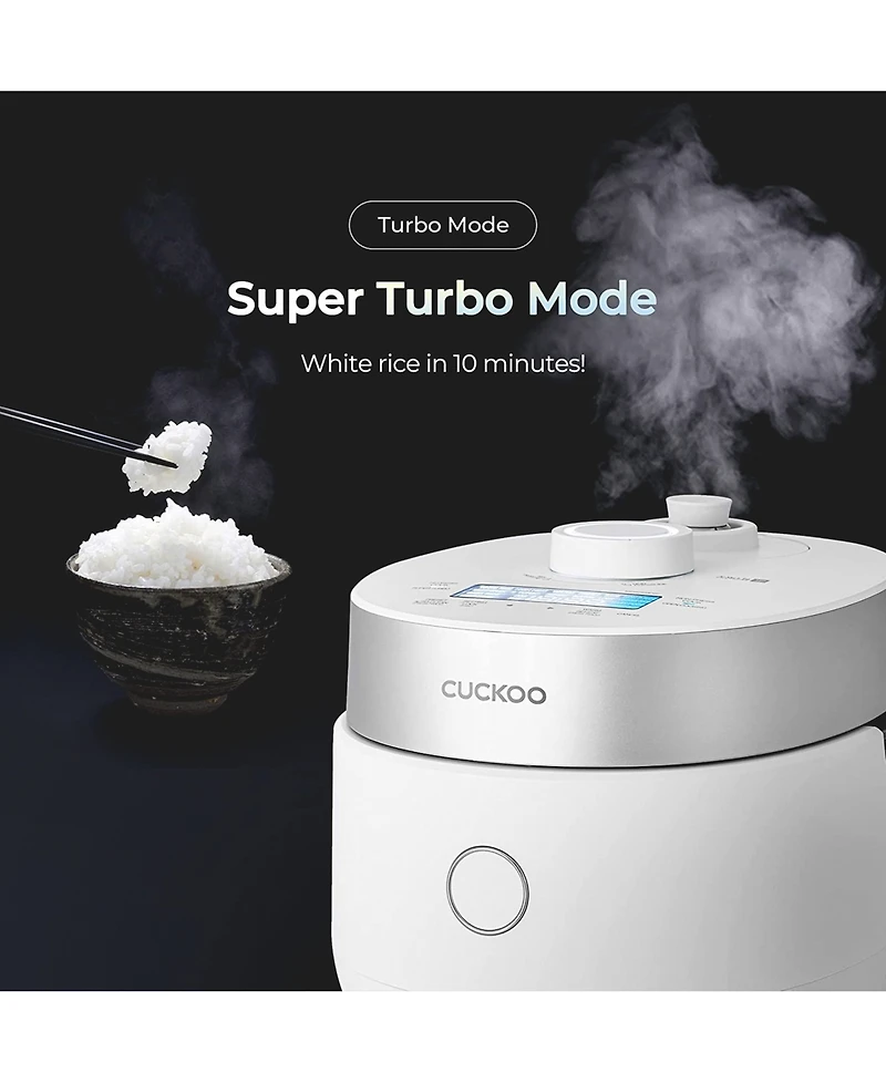 Cuckoo 3-Cup Twin Pressure Induction Heating Rice Cooker